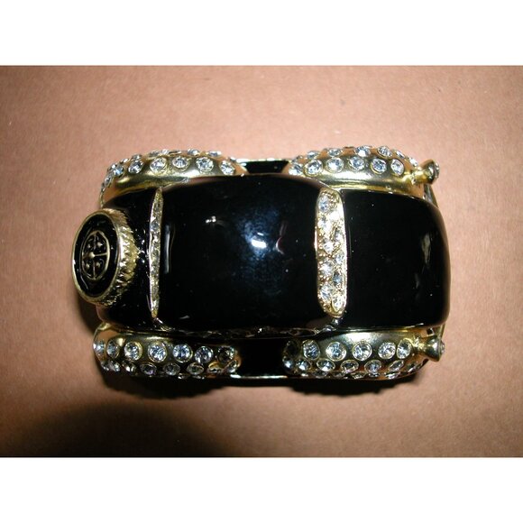 Gold & Black Car With Crystal Accents - Picture 2 of 4